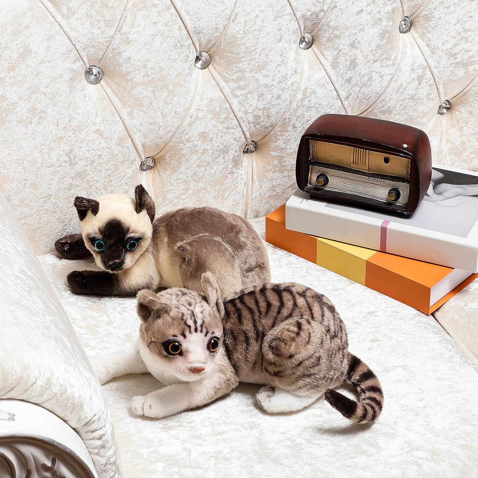 Amazon.co.jp: Woanger シャム猫ぬいぐるみ 2個パック 12インチ